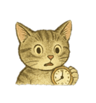 [アレンジ用]絵本の猫ちゃん（個別スタンプ：17）