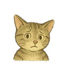 [アレンジ用]絵本の猫ちゃん（個別スタンプ：21）