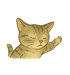 [アレンジ用]絵本の猫ちゃん（個別スタンプ：23）