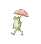 梅雨のかえるちゃん（個別スタンプ：4）