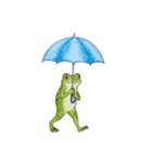 梅雨のかえるちゃん（個別スタンプ：6）