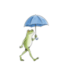 梅雨のかえるちゃん（個別スタンプ：7）