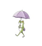 梅雨のかえるちゃん（個別スタンプ：8）