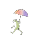 梅雨のかえるちゃん（個別スタンプ：9）