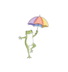 梅雨のかえるちゃん（個別スタンプ：10）
