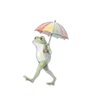 梅雨のかえるちゃん（個別スタンプ：14）