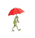 梅雨のかえるちゃん（個別スタンプ：17）