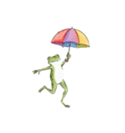 梅雨のかえるちゃん（個別スタンプ：18）