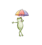 梅雨のかえるちゃん（個別スタンプ：21）