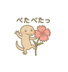 お花になった夢見る動物2025夏（個別スタンプ：16）