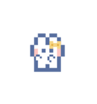 動くうしゃぎ！！2 黄色（個別スタンプ：23）