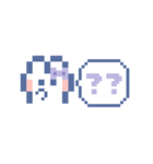 動くうしゃぎ！！2 紫色（個別スタンプ：9）
