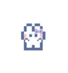 動くうしゃぎ！！2 紫色（個別スタンプ：22）