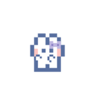 動くうしゃぎ！！2 紫色（個別スタンプ：23）