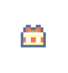 動くうしゃぎ！！2 紫色（個別スタンプ：24）
