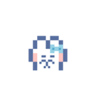動くうしゃぎ！！2 水色（個別スタンプ：19）