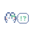 動くうしゃぎ！！2 緑色（個別スタンプ：11）