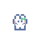 動くうしゃぎ！！2 緑色（個別スタンプ：22）