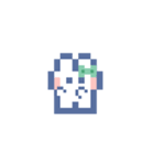 動くうしゃぎ！！2 緑色（個別スタンプ：23）