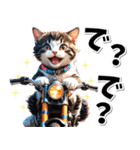 即返信♡バイク好き ねこ（個別スタンプ：15）