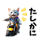 即返信♡バイク好き ねこ（個別スタンプ：21）