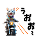即返信♡バイク好き ねこ（個別スタンプ：24）