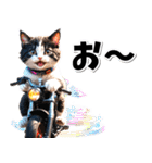 即返信♡バイク好き ねこ（個別スタンプ：32）