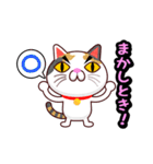 関西弁の三毛猫のチョコちゃん（個別スタンプ：5）