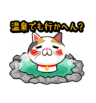 関西弁の三毛猫のチョコちゃん（個別スタンプ：14）