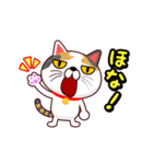 関西弁の三毛猫のチョコちゃん（個別スタンプ：40）