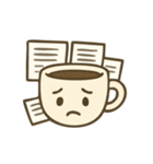 カフェタイム・コーヒーカップスタンプ（個別スタンプ：26）