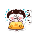シールみたいなスタンプ【動物】猫の母（個別スタンプ：21）