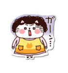 シールみたいなスタンプ【動物】猫の母（個別スタンプ：33）