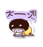 シールみたいなスタンプ【動物】猫の母（個別スタンプ：37）