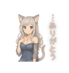 月の書記官ルナノンのやさしい日常語録（個別スタンプ：5）
