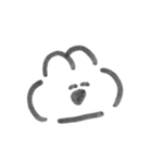 らくがきのうさちゃん その2（個別スタンプ：1）