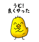 弱音と応援（ひよこ）（個別スタンプ：24）