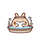お風呂猫 落ち着いて,（個別スタンプ：17）