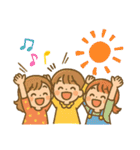 三姉妹の孫から祖父母へのやりとり（個別スタンプ：5）