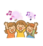 三姉妹の孫から祖父母へのやりとり（個別スタンプ：7）