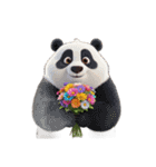【花束動物 1】（個別スタンプ：1）
