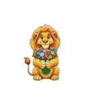 【花束動物 1】（個別スタンプ：6）