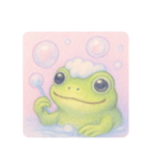 カエル、いい湯です。（個別スタンプ：2）