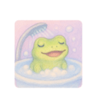 カエル、いい湯です。（個別スタンプ：5）