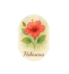 7月の花シリーズ:July Flowers（個別スタンプ：4）