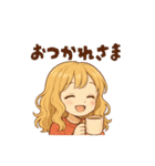 ゆるかわ彼女の日常【カップル・彼女】（個別スタンプ：1）