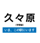 宇野線(宇野みなと線) いまどこスタンプ（個別スタンプ：7）