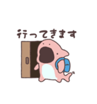 とろけるサメさん（個別スタンプ：3）