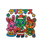 ポップなアニマルで年間行事（個別スタンプ：36）