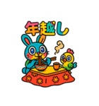 ポップなアニマルで年間行事（個別スタンプ：38）